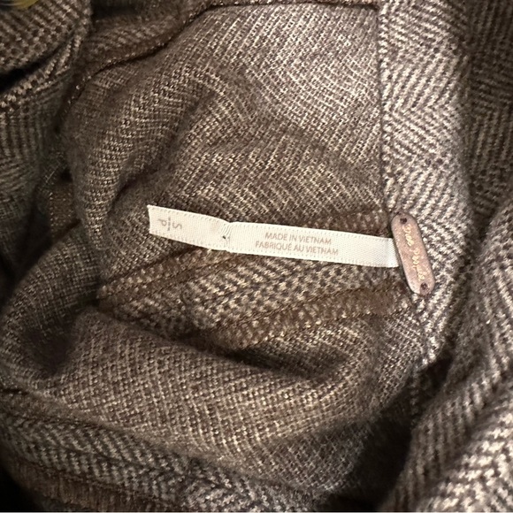 Free People Belong Together Herringbone Pinafore Minidress Women's Small - Picture 9 of 9